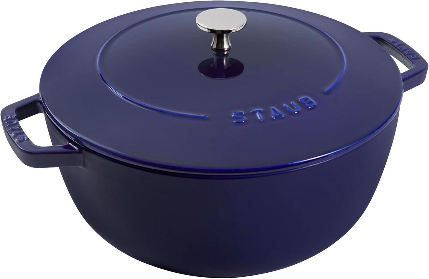 Staub ® Dark Blue Cast Iron 5-Qt. Essential French Oven