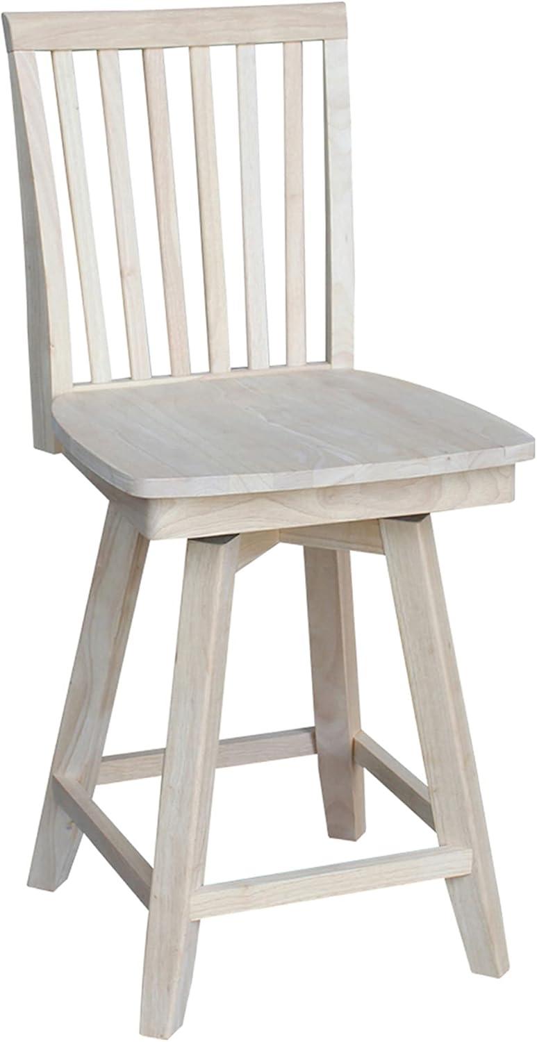 International Concepts Mission Counter Stool, 24", Ready to Finish