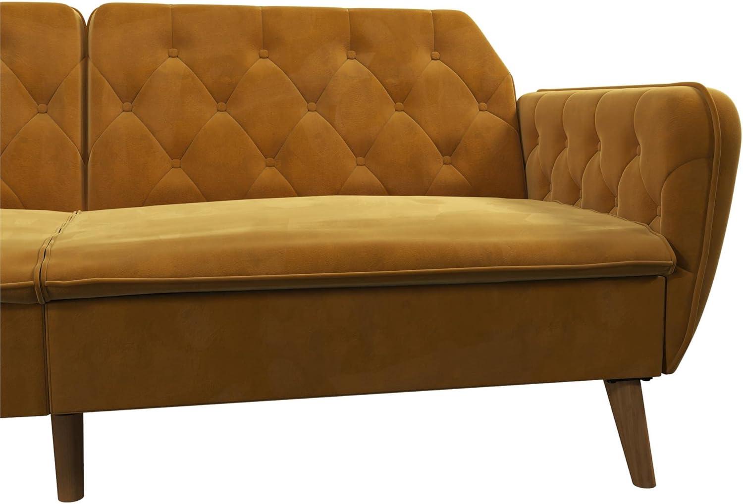 Tallulah Memory Foam Futon and Sofa Bed - Novogratz