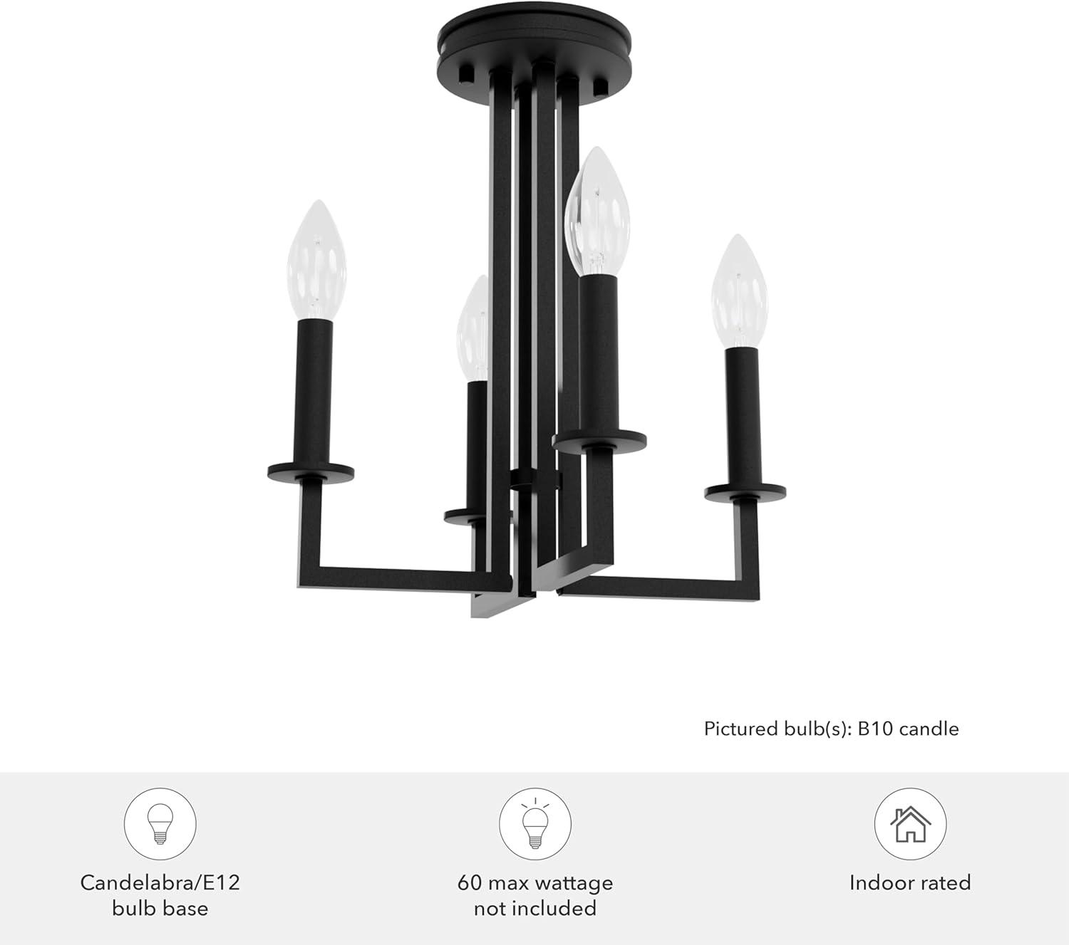 4 - Light Candle Style Classic Chandelier