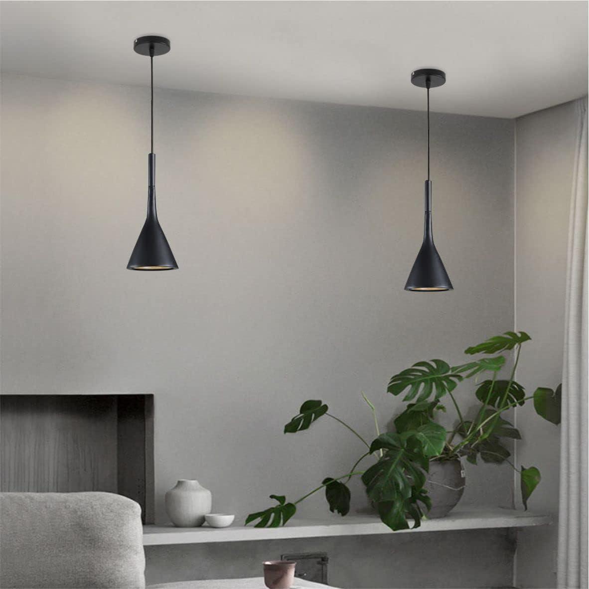 KCO Lighting 1 of Light  Modern Pendant Light Polished Ceiling Lights Hanging Lamp