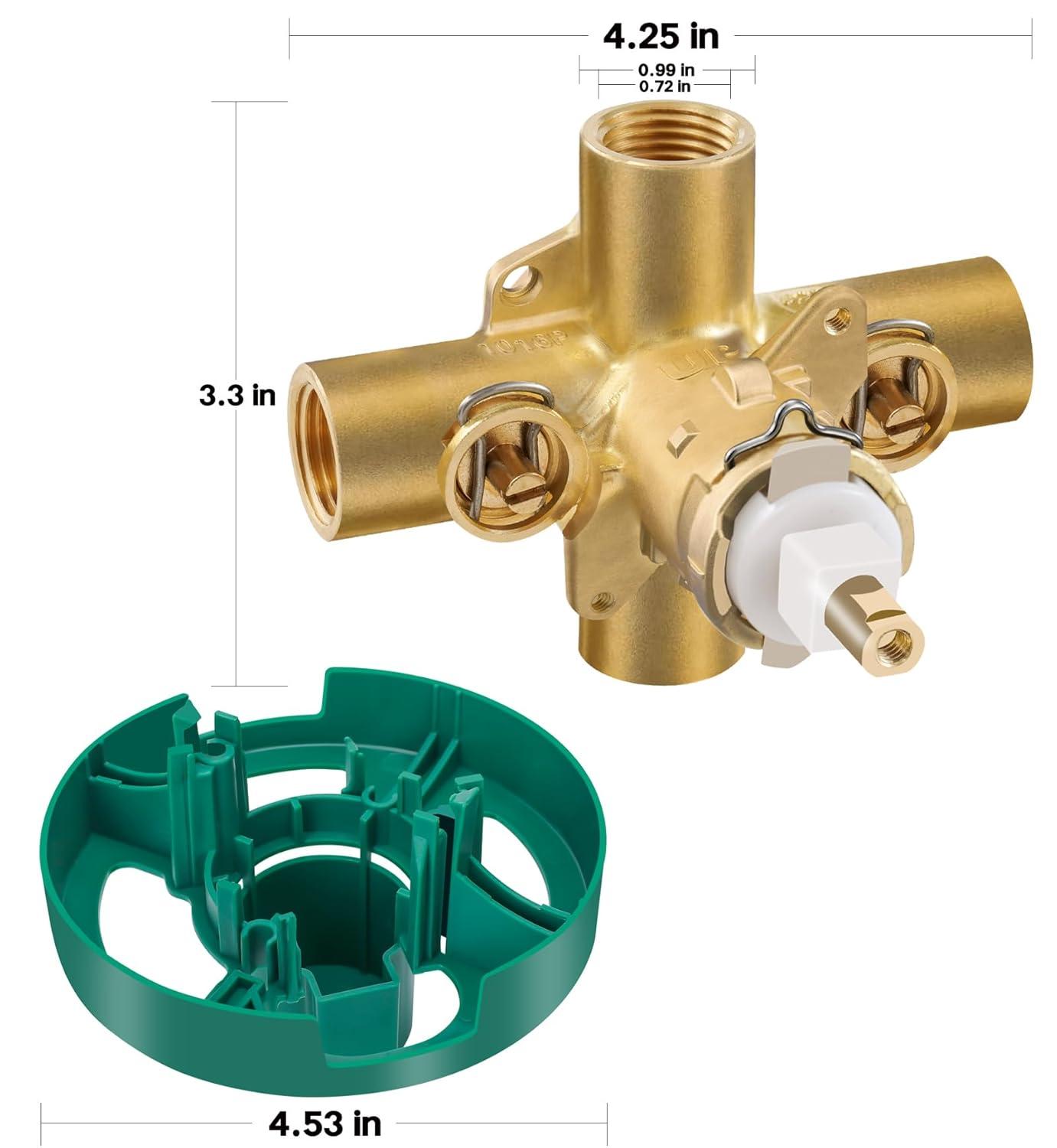 M-Pact Posi-Temp IPS Connection Pressure Balancing Valve