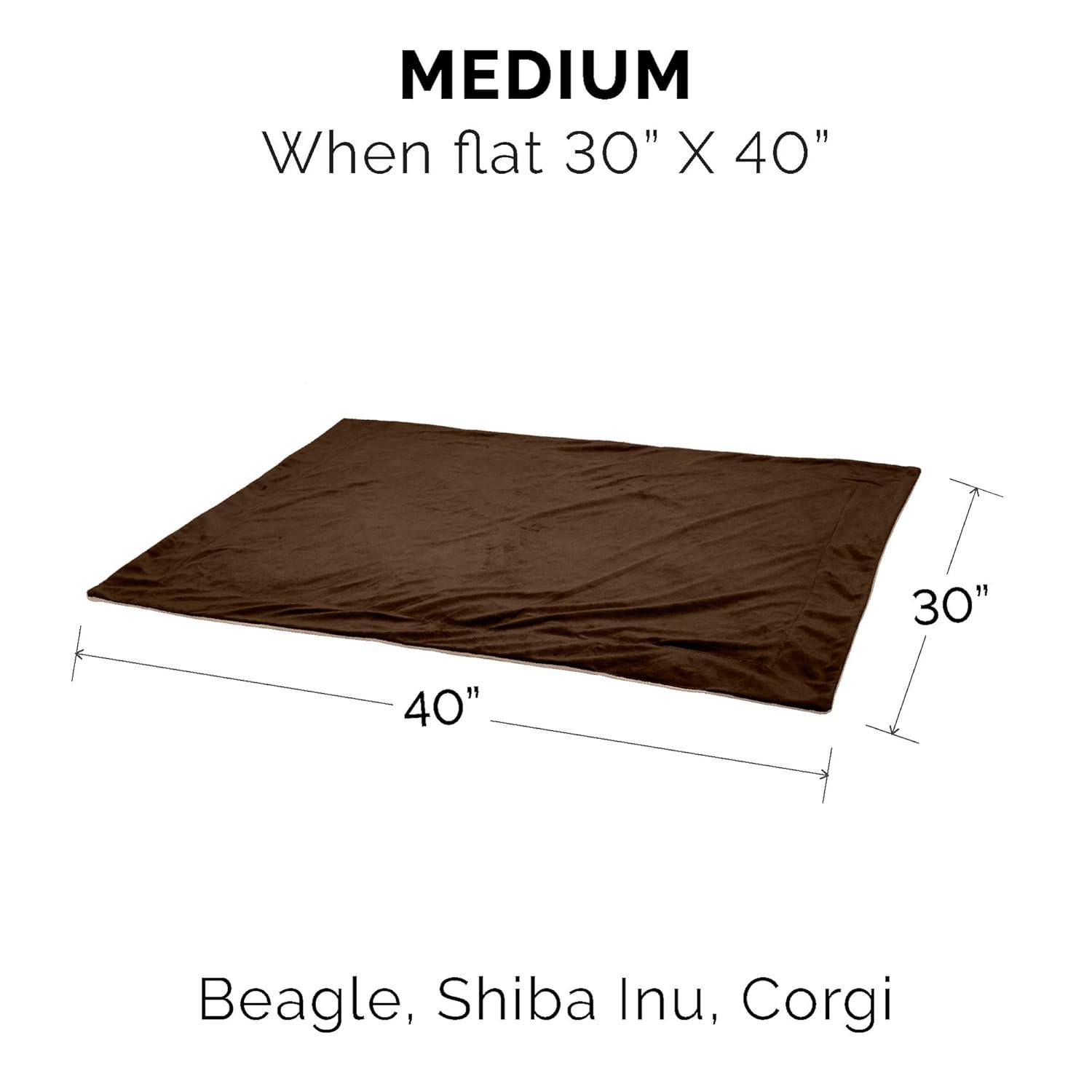 FurHaven Waterproof Faux Velvet Throw Blanket