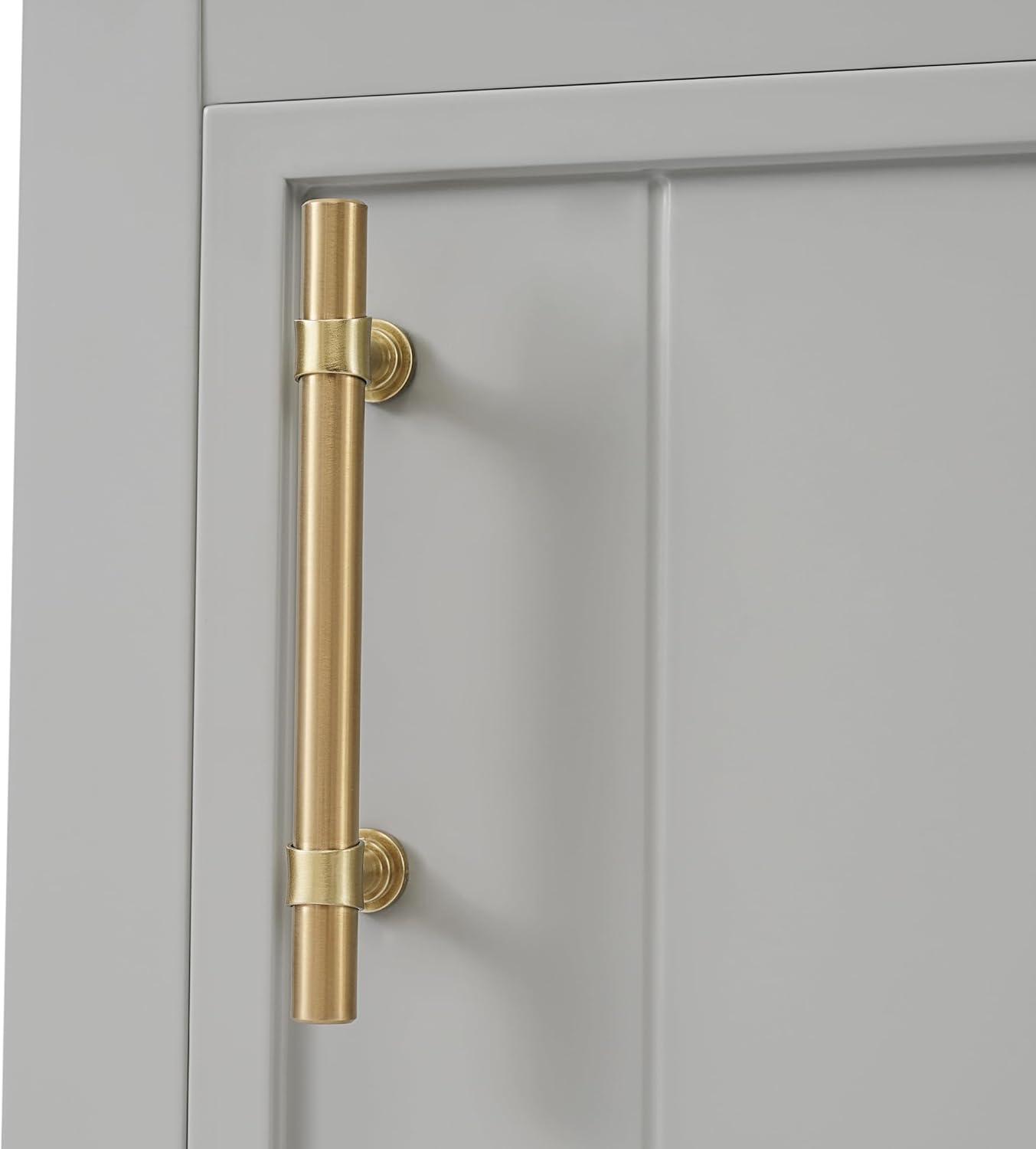 Bellemave 20" Small Bathroom Vanity with Sink, Modern Bathroom Storage Cabinet with Door and Storage Rack, Free Standing Single Basin Vanity with Open Shelf, Undermount Ceramic Sink（Grey）