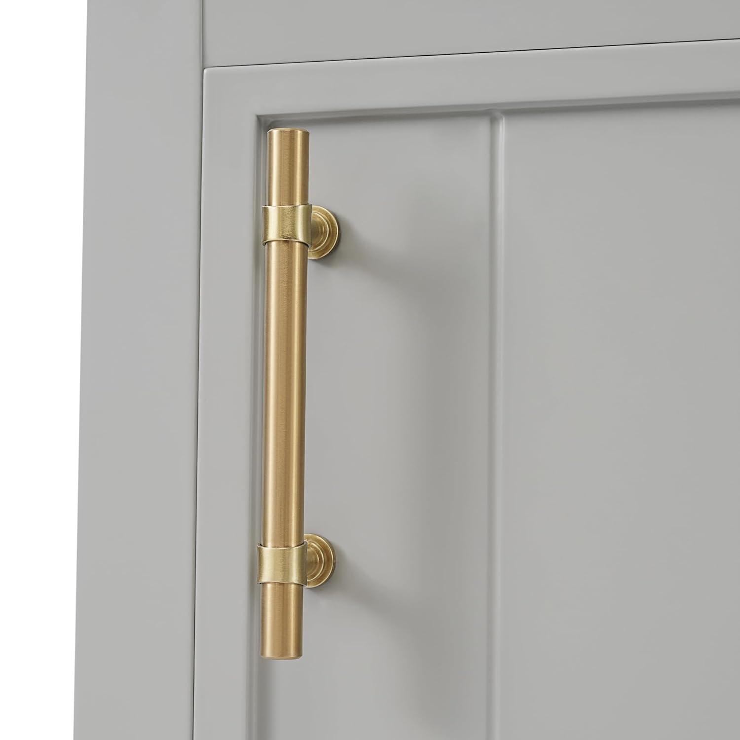 Bellemave 20" Small Bathroom Vanity with Sink, Modern Bathroom Storage Cabinet with Door and Storage Rack, Free Standing Single Basin Vanity with Open Shelf, Undermount Ceramic Sink（Grey）