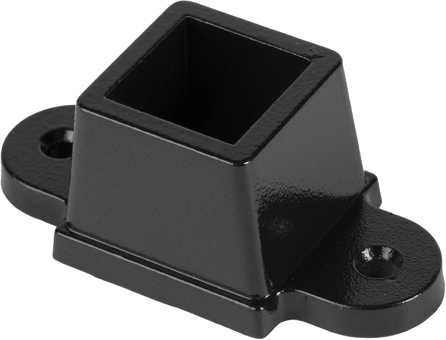 Legacy Collection Black Galvanized Steel Fence Mounting Bracket