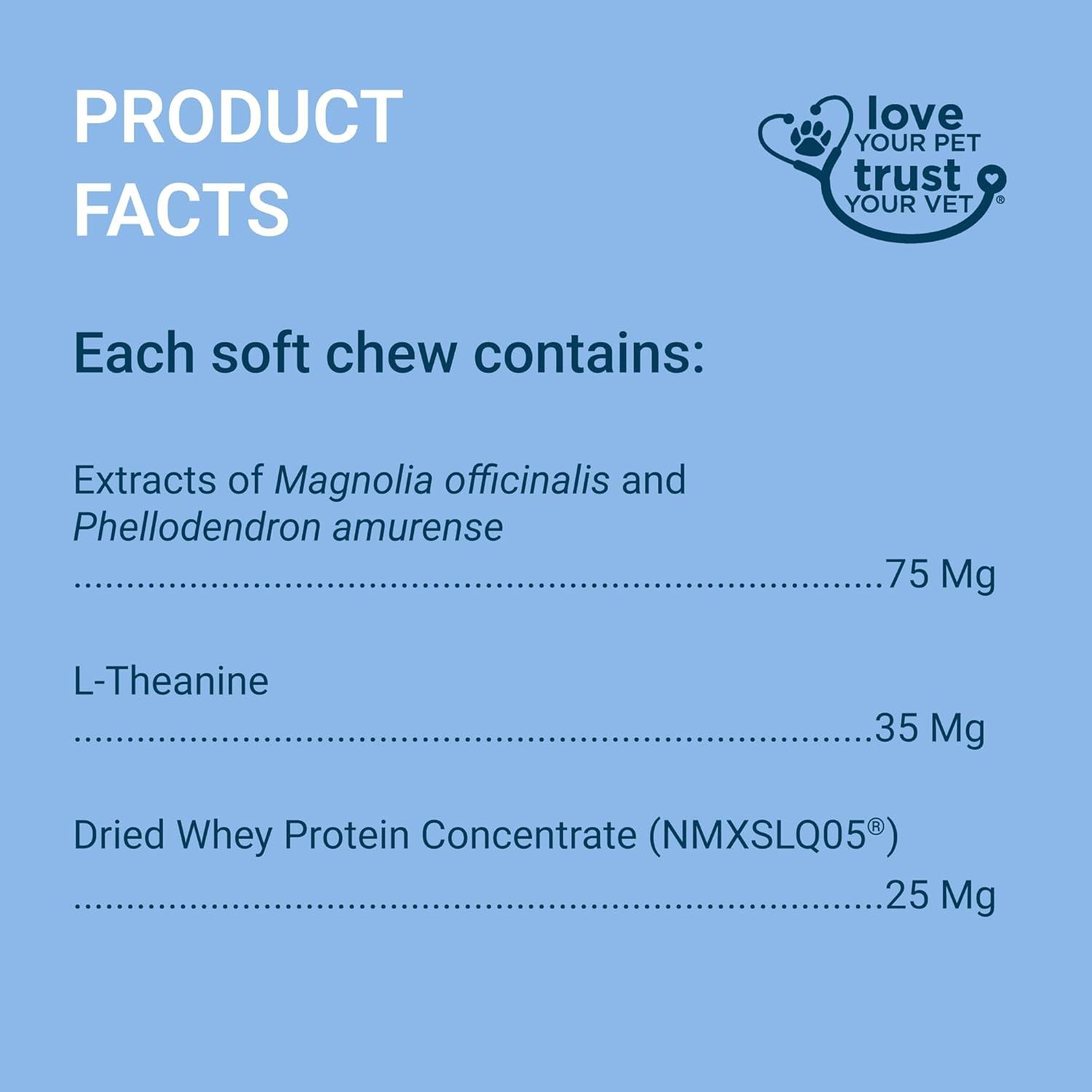 Solliquin Soft Chews Calming for Small & Medium Dogs & Cats 75ct