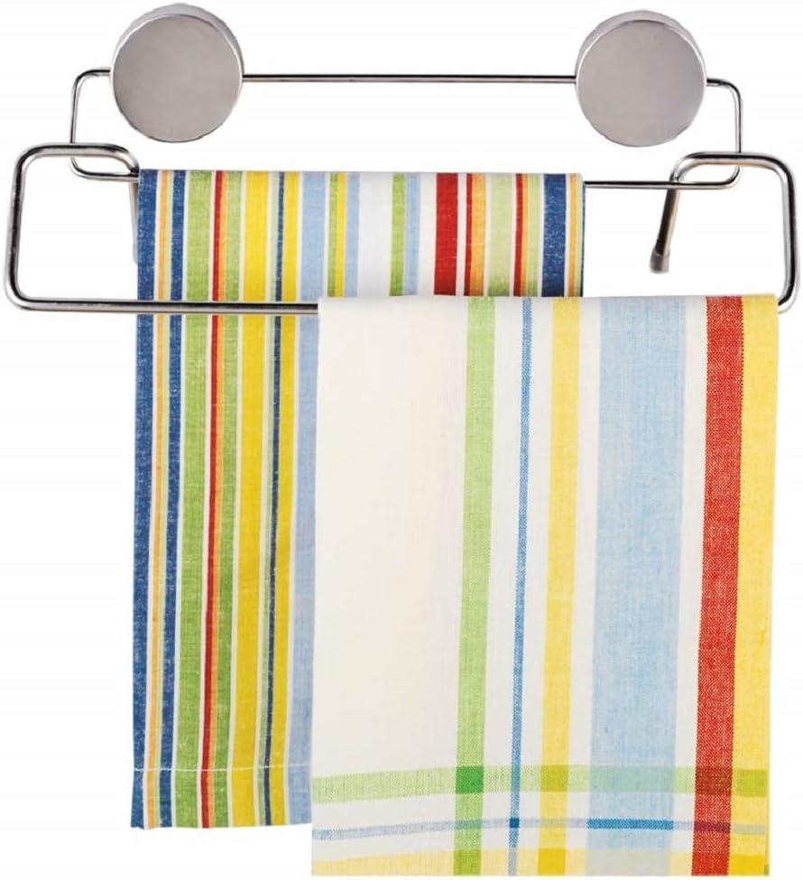 Better Houseware Stainless Steel Magnetic Towel Bar in Silver