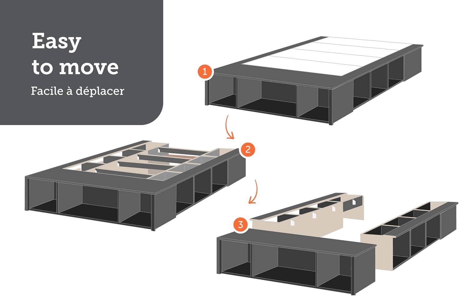 Flexible Storage Platform Bed