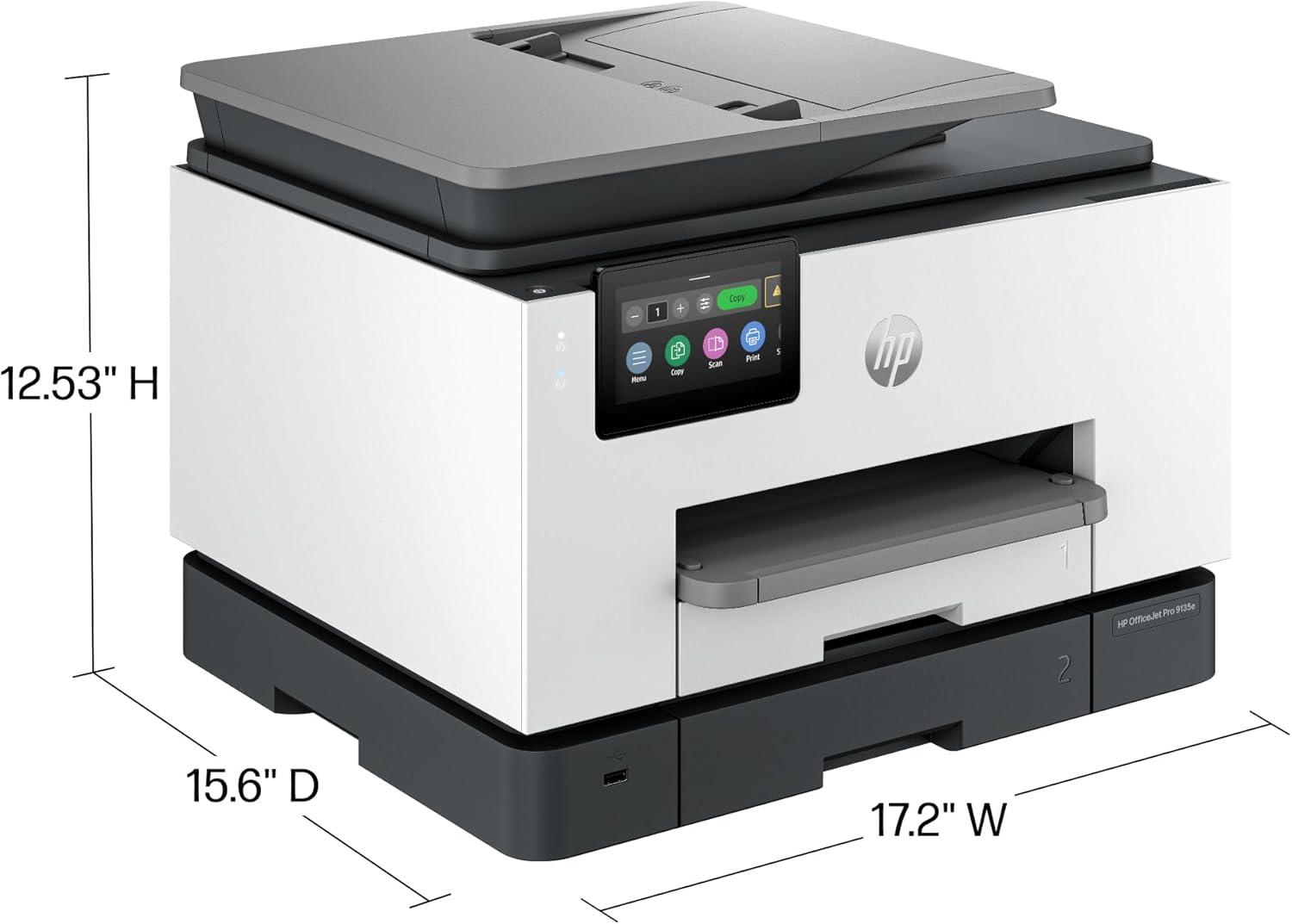 HP Inc. OfficeJet Pro 9135e Wireless All-in-One Printer with 3 Months of Instant Ink for free with HP Inc.+