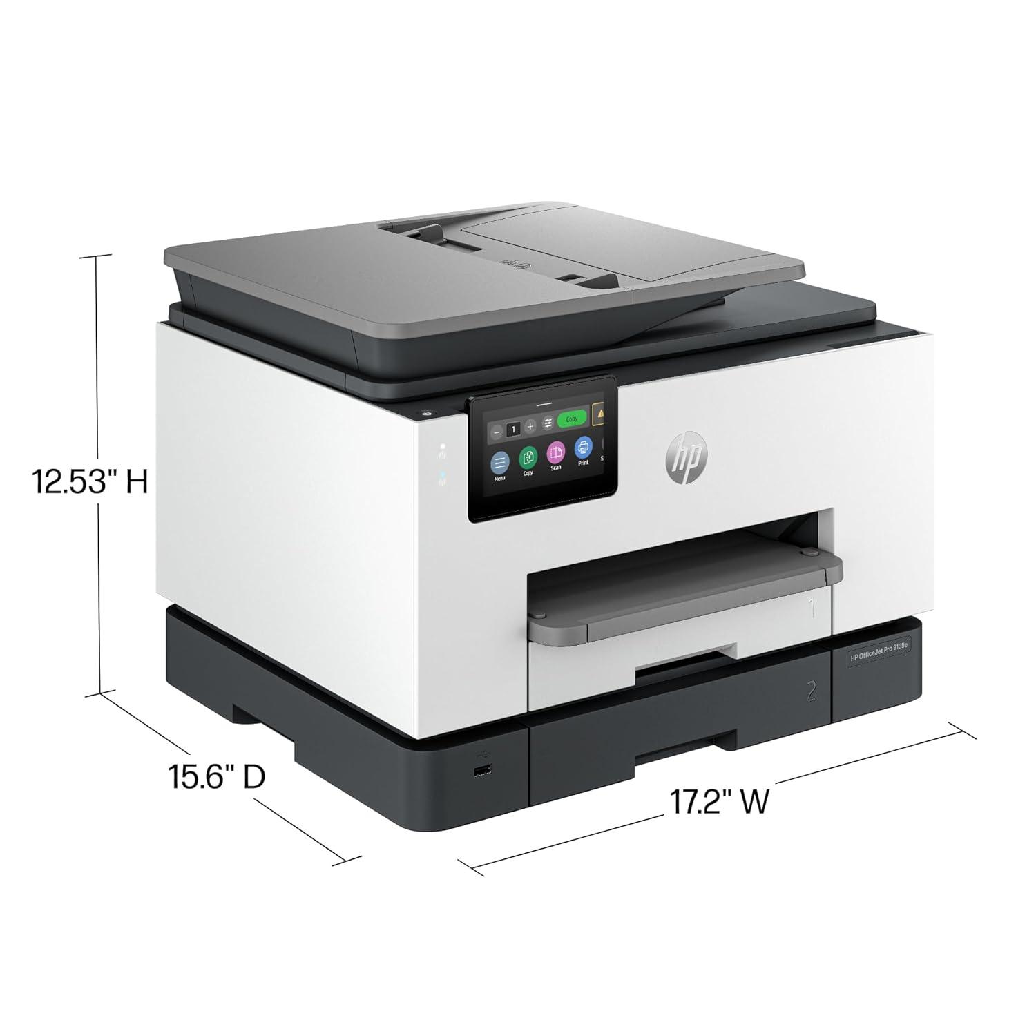 HP Inc. OfficeJet Pro 9135e Wireless All-in-One Printer with 3 Months of Instant Ink for free with HP Inc.+