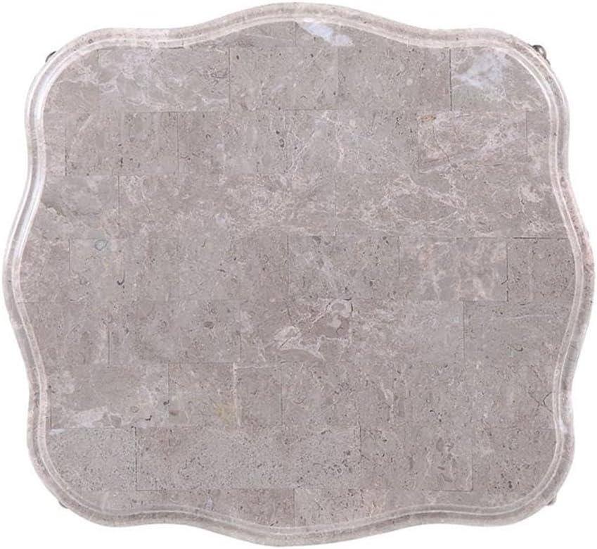 84312 - End Table, Marble Top & White Finish - Ciddrenar
