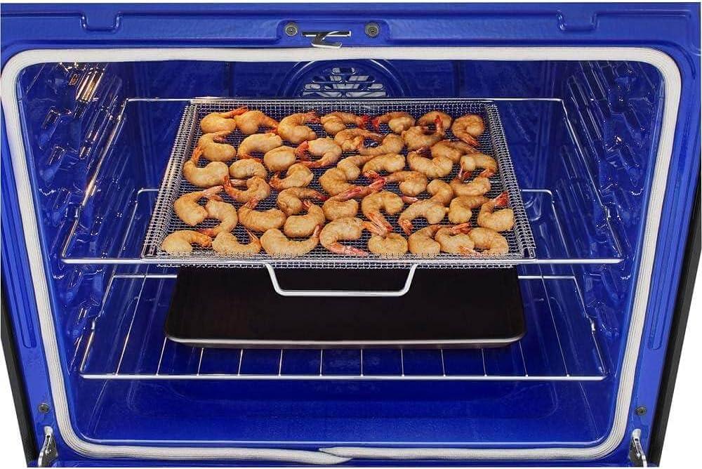 LG LG Smart Wi-Fi Enabled True Convection InstaView® Electric Range with Air Fry, 6.3 cu. ft. LREL6325F