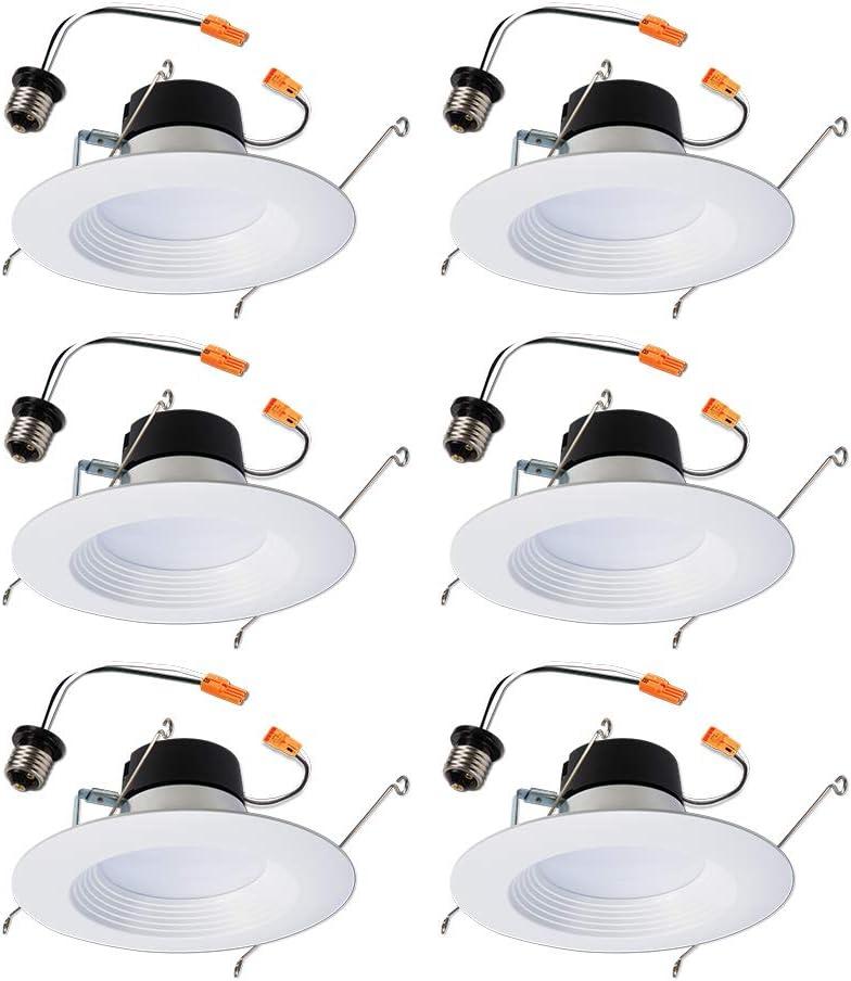 Halo LA5 Series Matte Soft White 5/6 in. W LED Retrofit Recessed Lighting 10 W