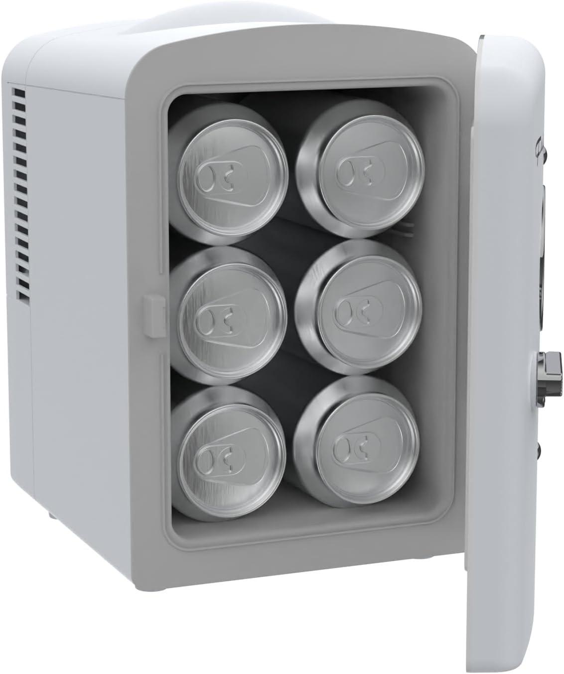 Frigidaire® 0.5-Cubic-Foot Retro Portable Mini Fridge (White)