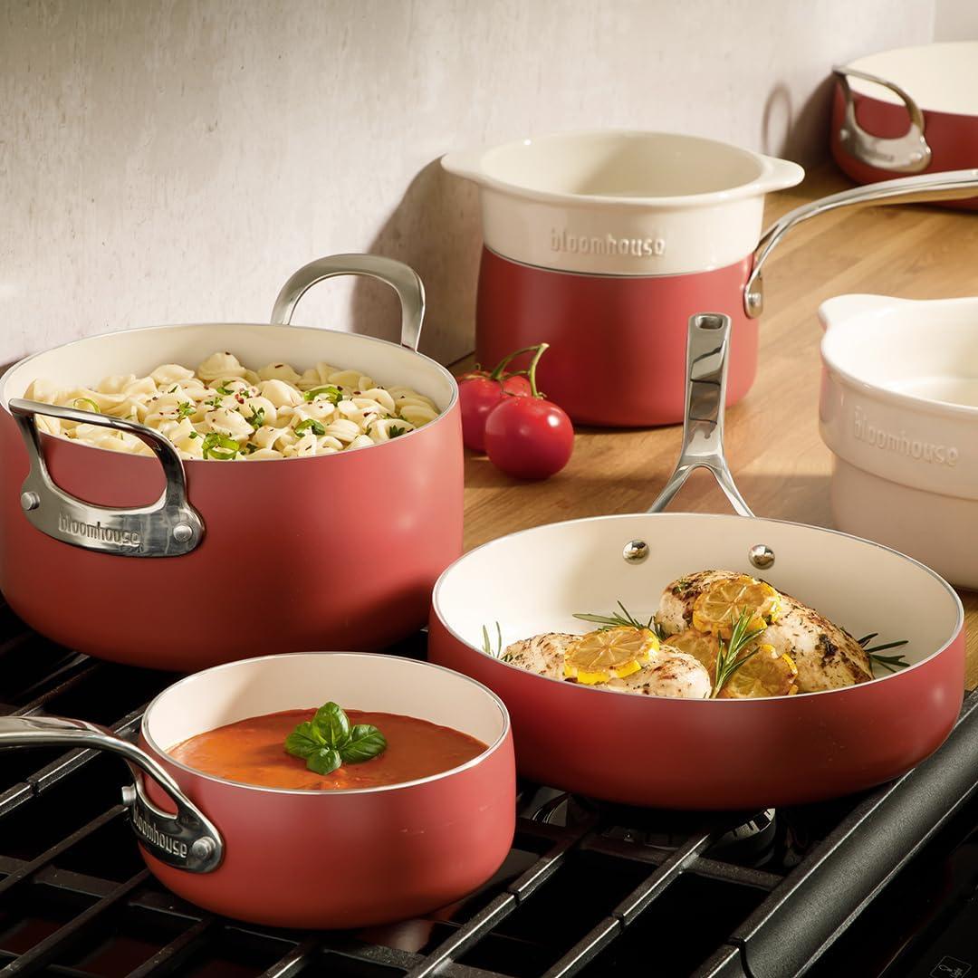 12 - Piece Non-Stick Aluminum Cookware Set
