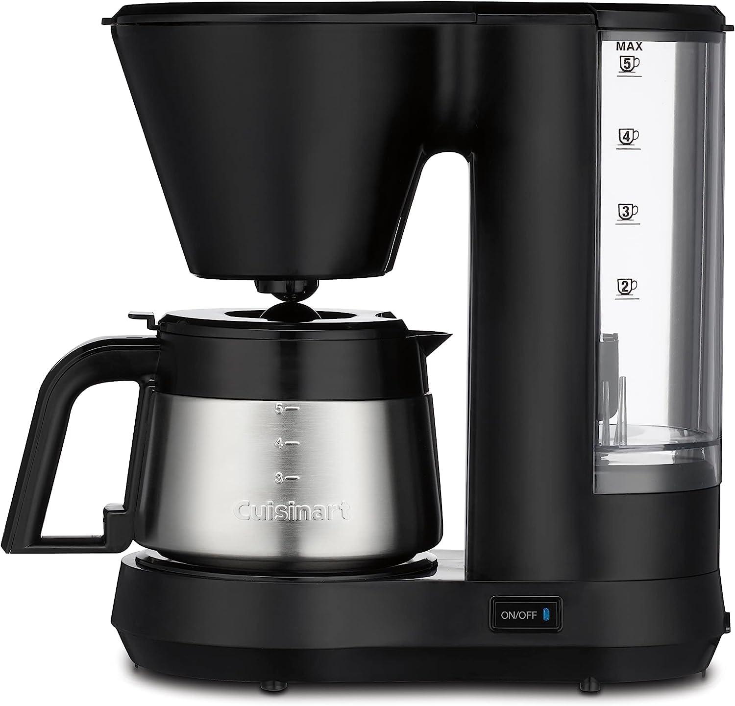 Cuisinart 5-Cup Coffeemaker With Stainless Steel Carafe