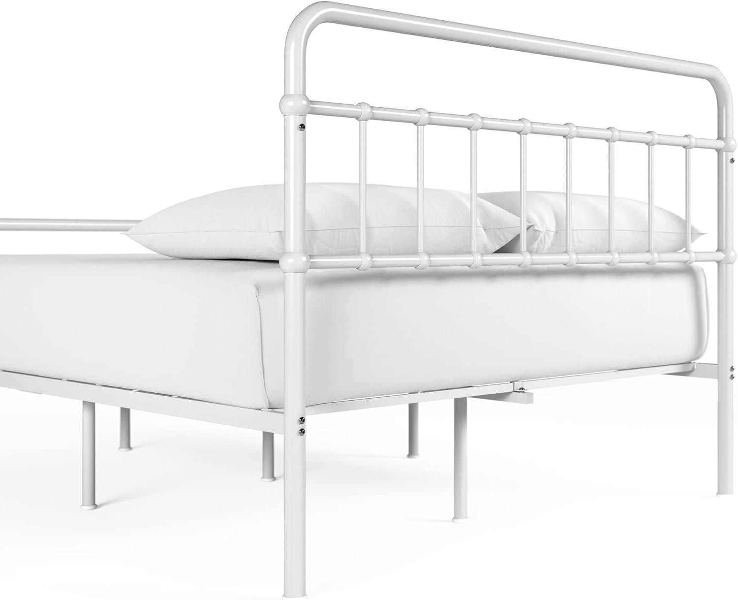 Zinus Florence 42" Modern Farmhouse Metal Platform Bed