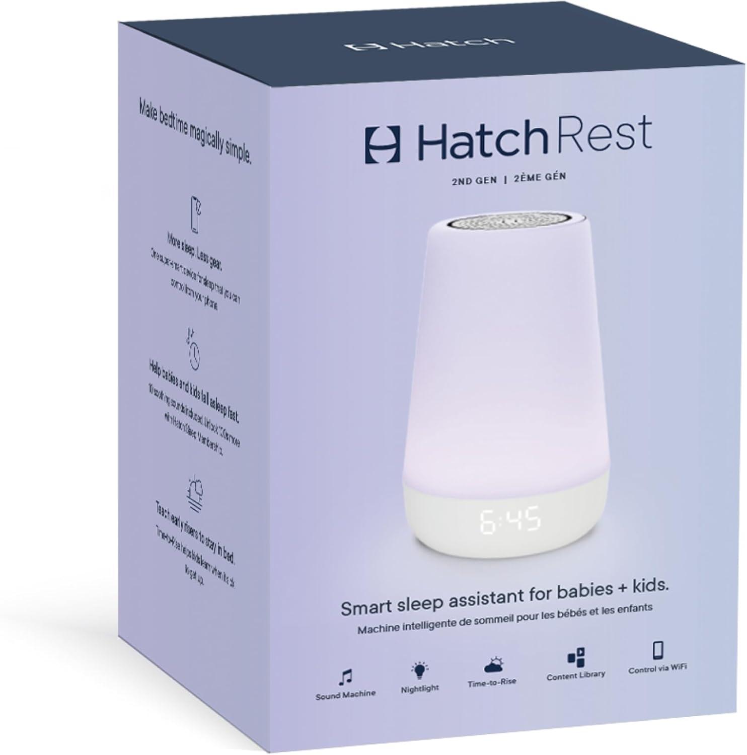 Hatch Rest 2nd Gen All-in-one Sleep Machine, Nightlight & Sound Machine