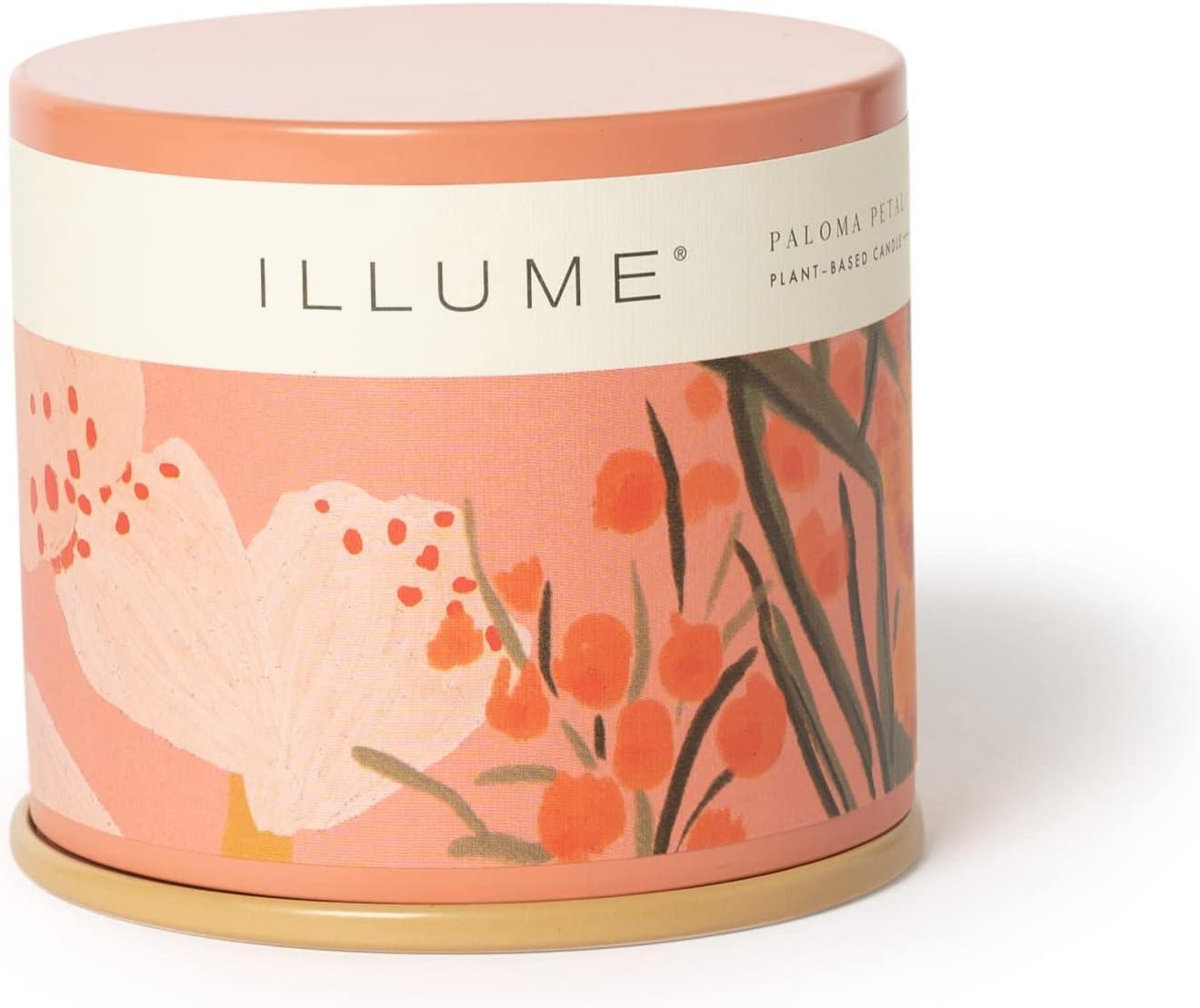 Paloma Petal Pink Soy Scented Candle in Vanity Tin