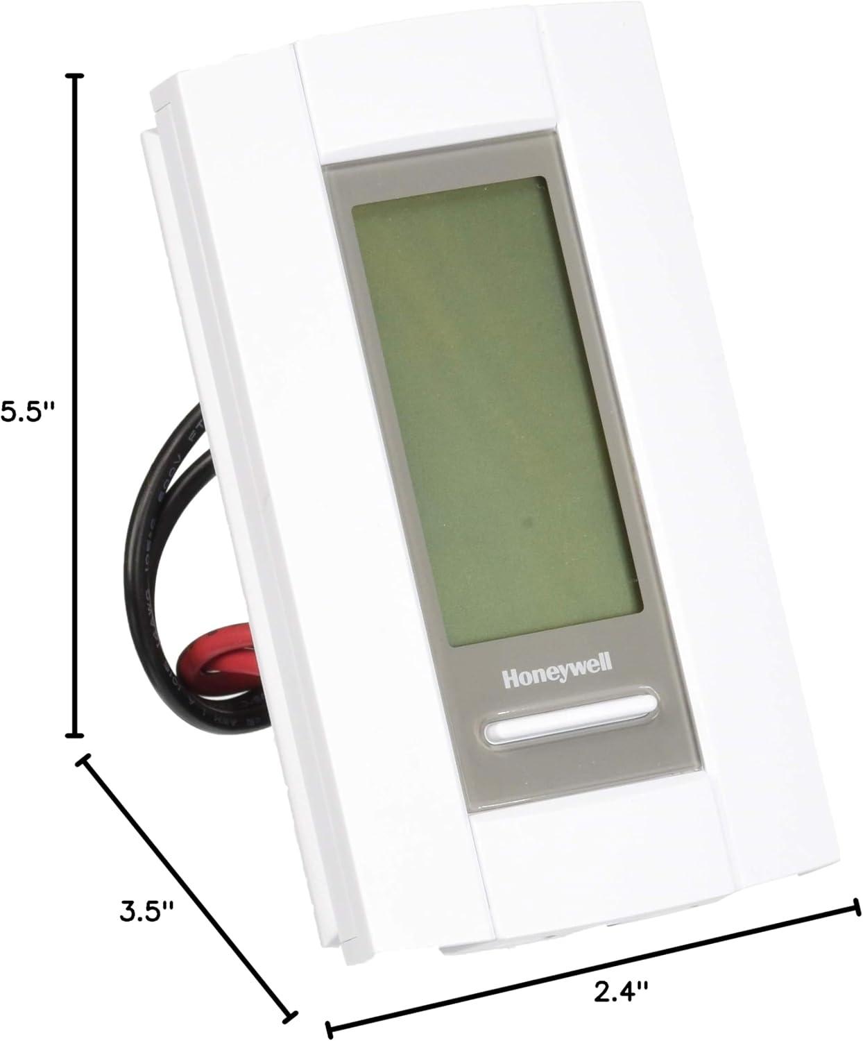 Honeywell White Digital Programmable Line Voltage Thermostat