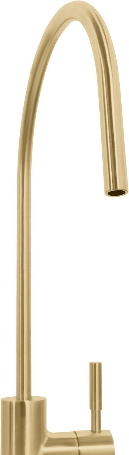 Champagne Bronze Single Handle Modern Bar and Prep Faucet