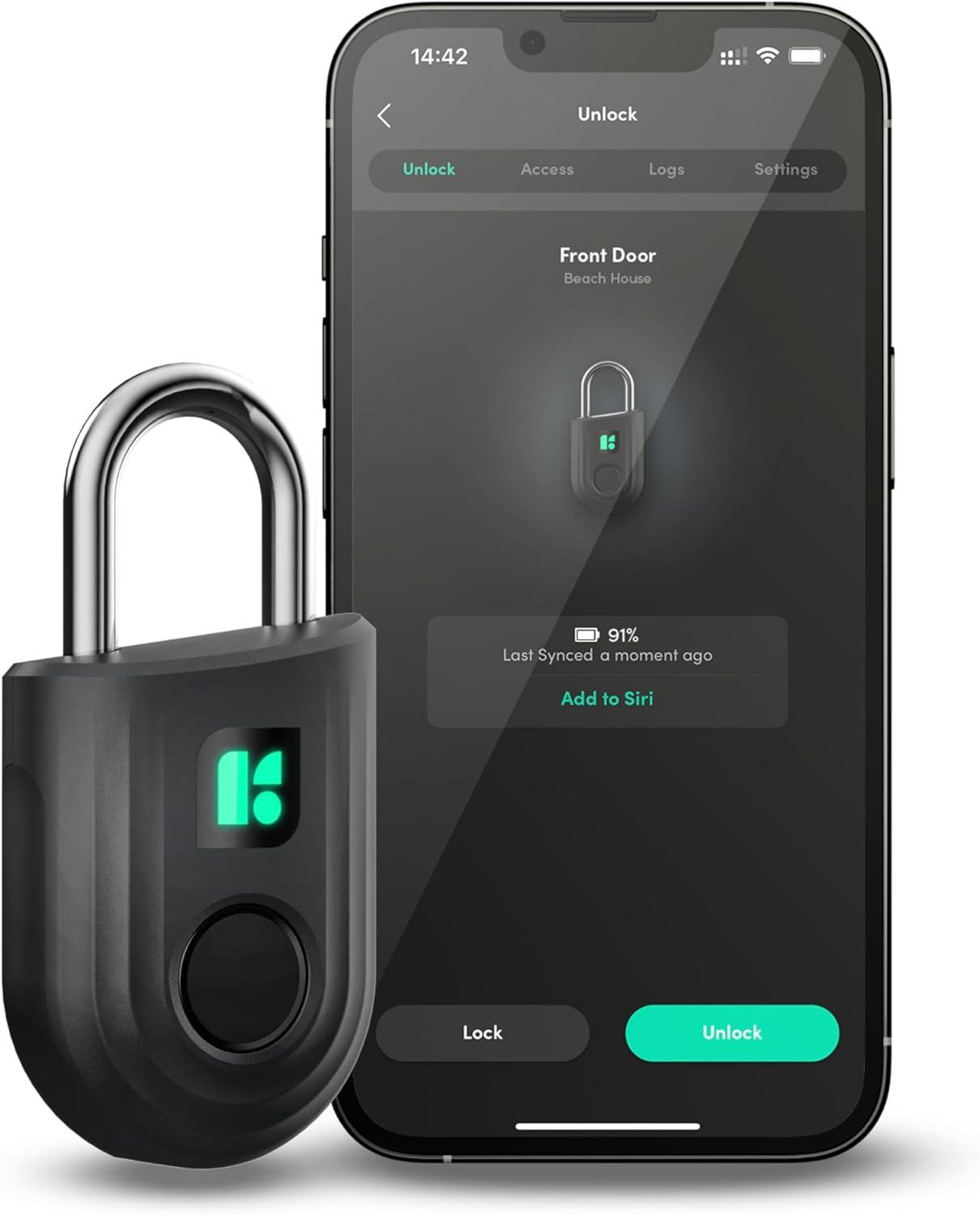 igloohome Smart Padlock Lite (Black), SP3B