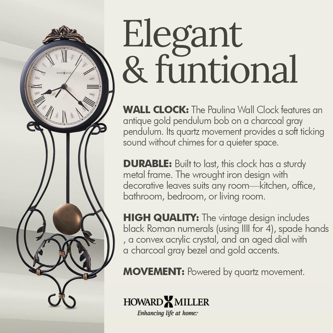 Howard Miller Paulina Wall Clock 625296