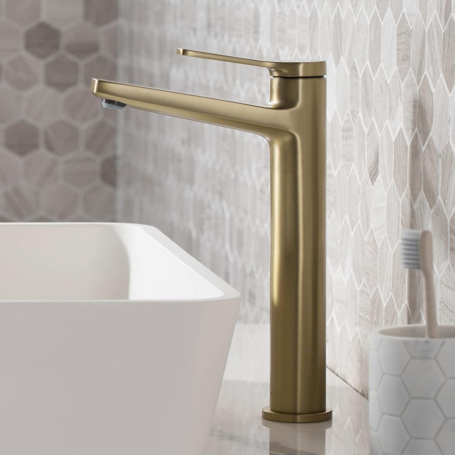 Kraus Indy Single Hole Bathroom Faucet (Set of 2) KVF-1400SFS-2PK