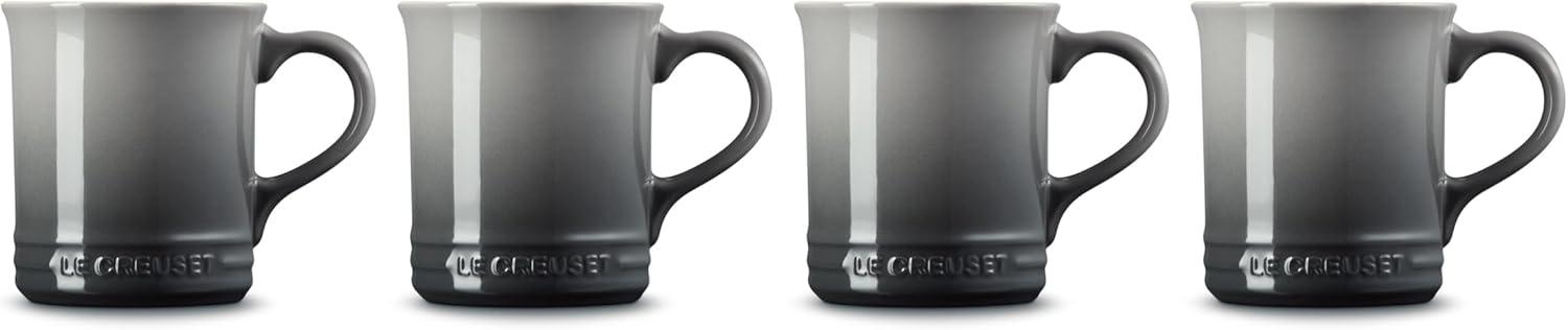 Le Creuset ® 14-oz. Oyster Grey Mugs, Set of 4