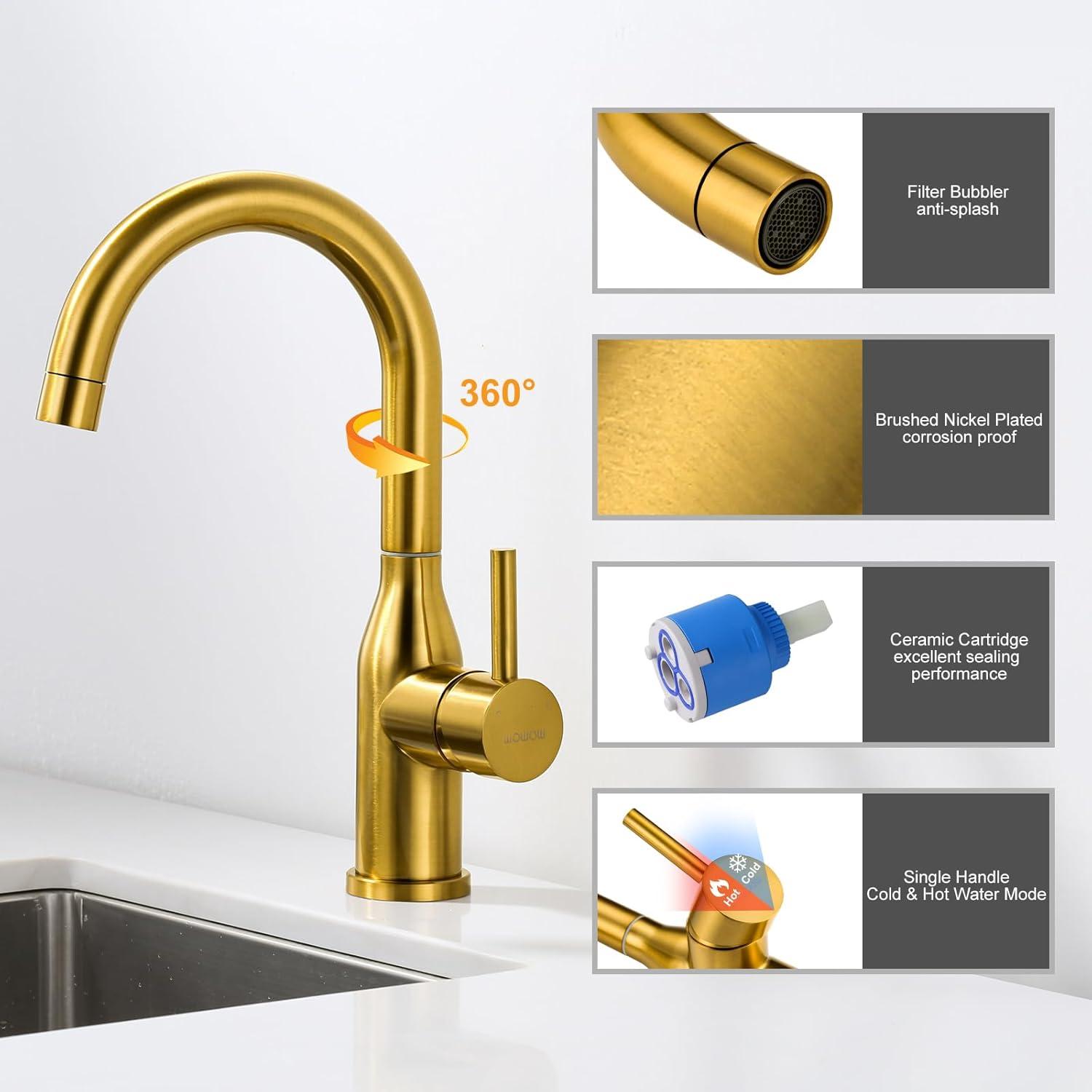 Single-Hole Single-handle Bathroom Faucet