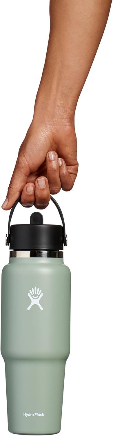 Hydro Flask 32oz Wide Mouth Flex Straw Travel Bottle - Agave