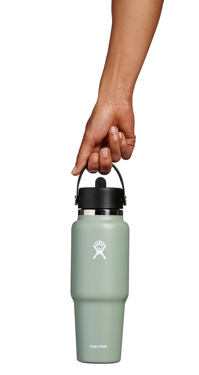 Hydro Flask 32oz Wide Mouth Flex Straw Travel Bottle - Agave