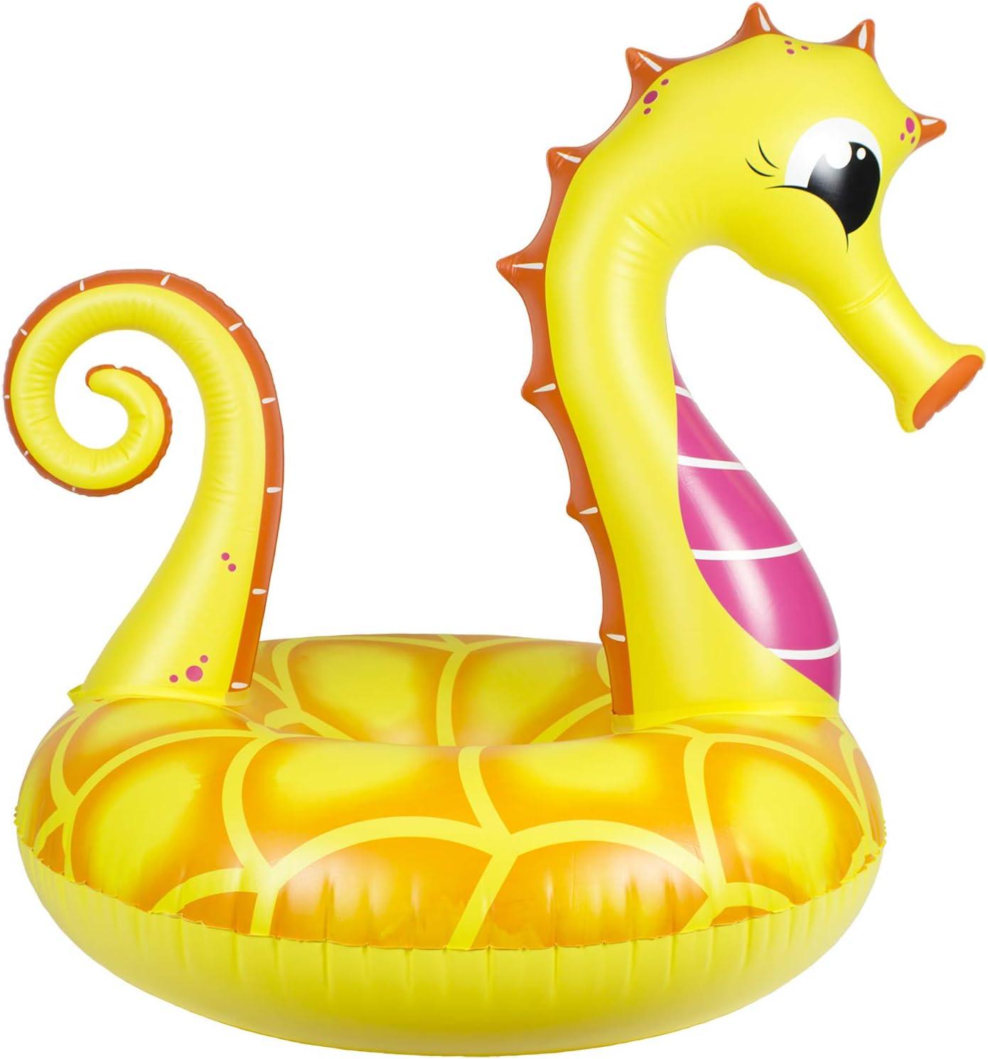 Poolmaster 48" Yellow Seahorse Tube