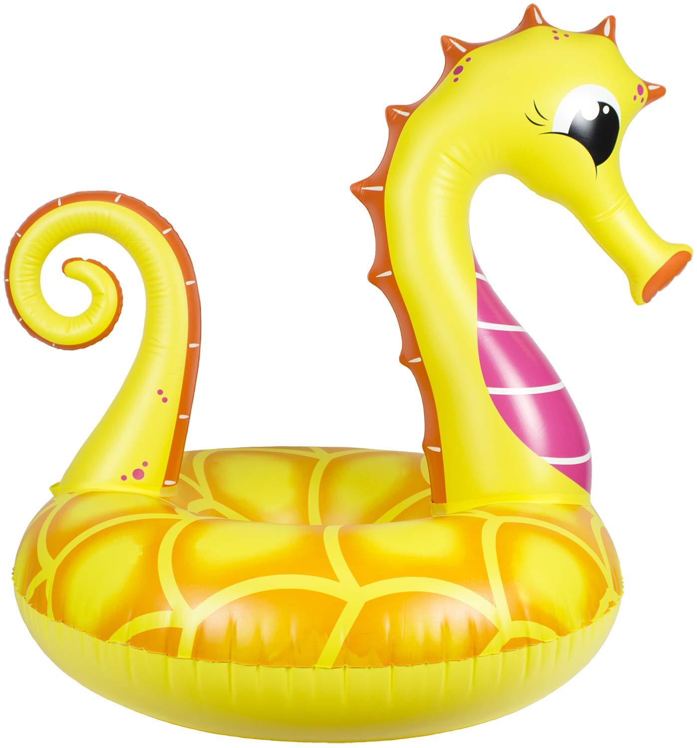 Poolmaster 48" Yellow Seahorse Tube