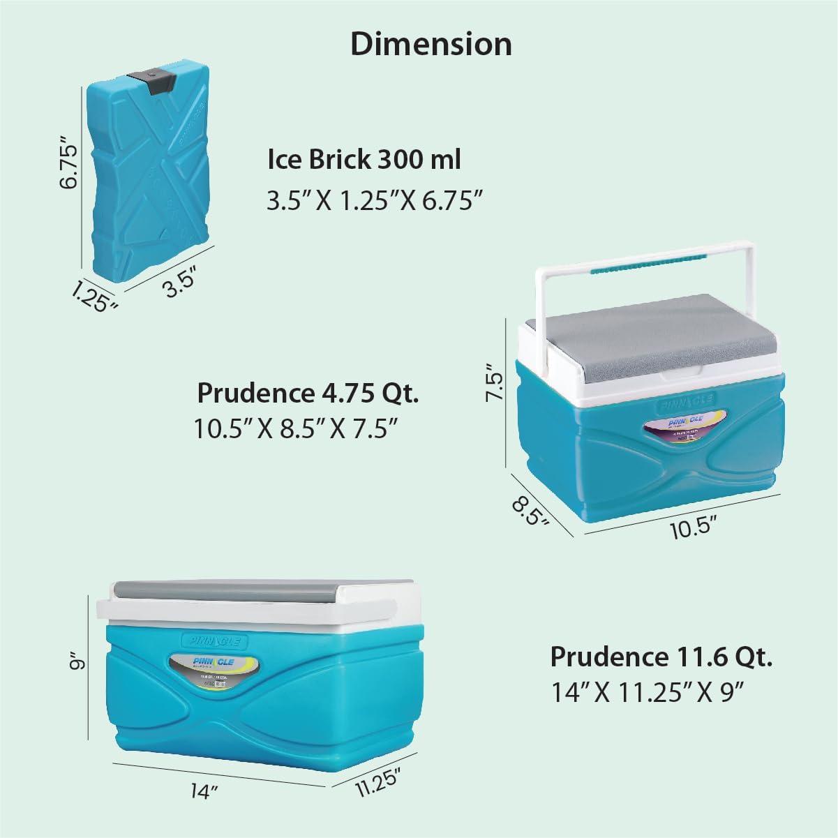 Pinnacle Cooler with Wheels – Practical Set of 30L Cooler with Wheels and Handle – Includes Smaller 11L and 4.5L Camping Coolers and 2 Ice Bricks – Cup Holder and Sitting Lid – Extended Cooling Time