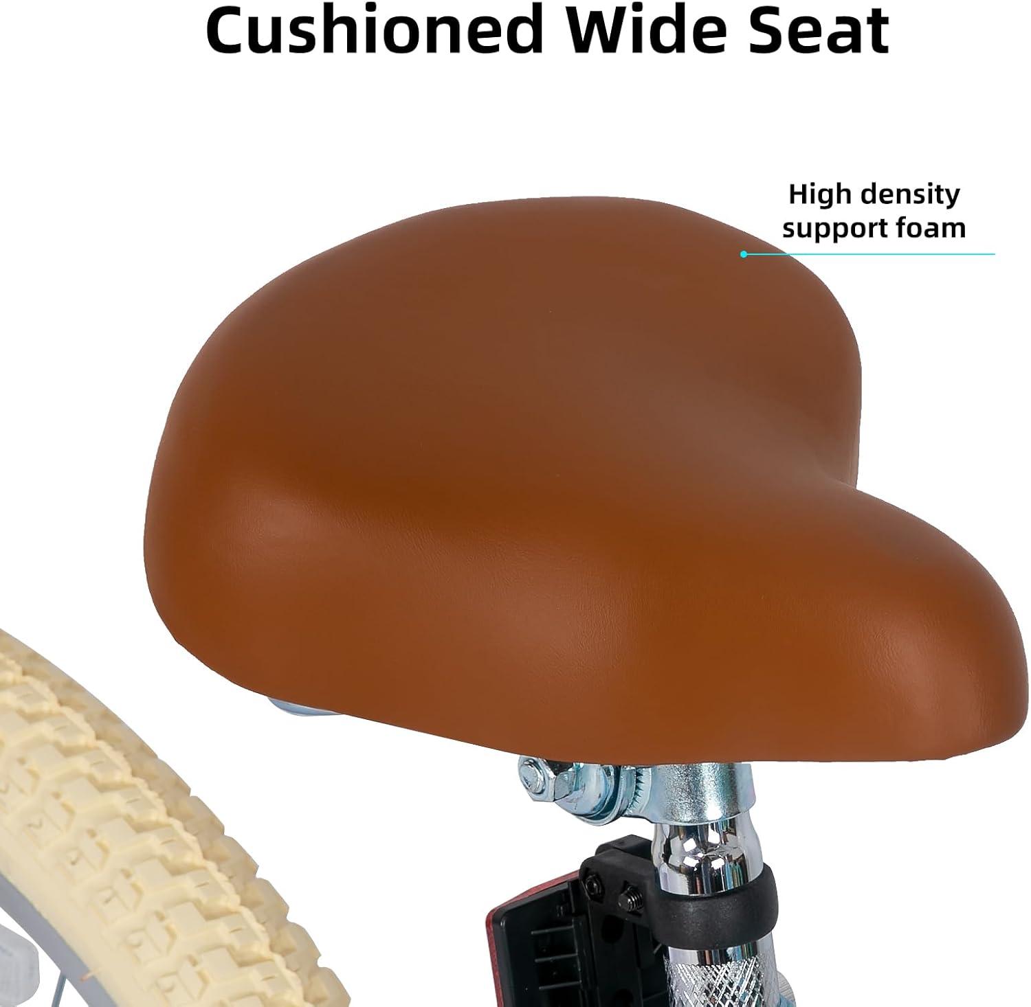 JOYSTAR Girls' 20" Training Wheel Retro Bicycle