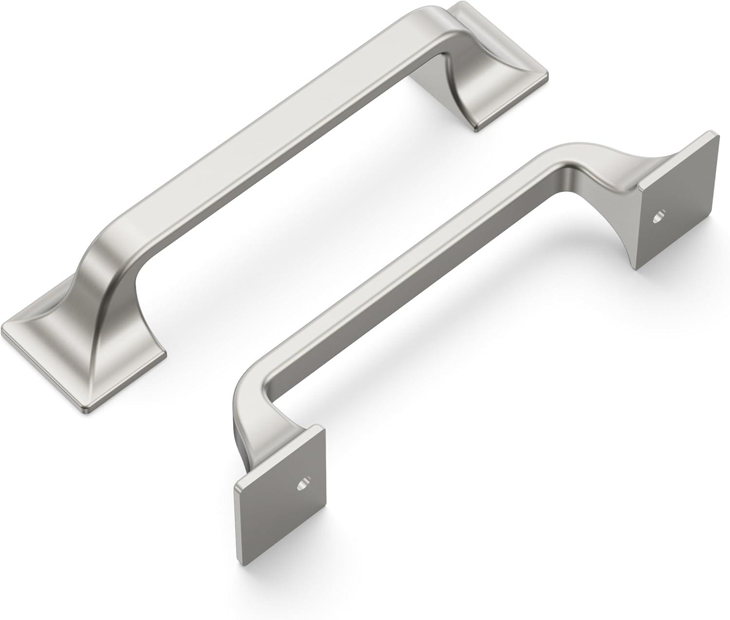 Forge Kitchen Cabinet Handles, Solid Core Drawer Pulls for Cabinet Doors, 3-3/4" (96mm)