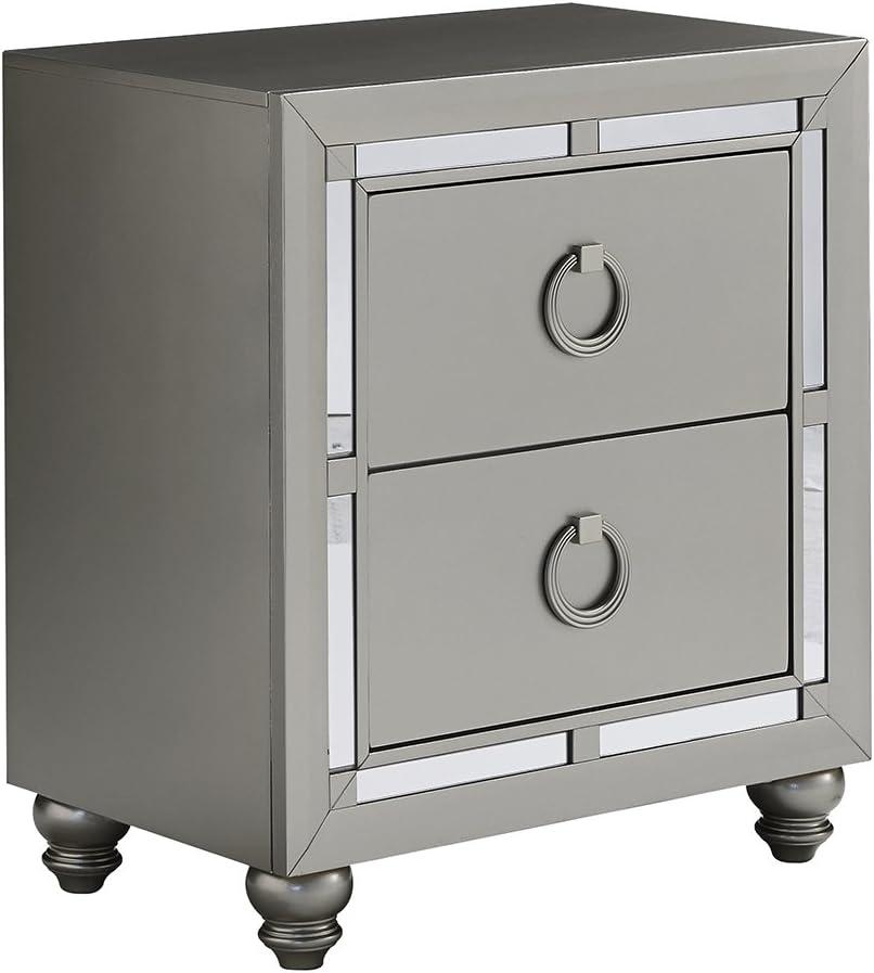 Global Furniture USA Transitional Glam Nightstand