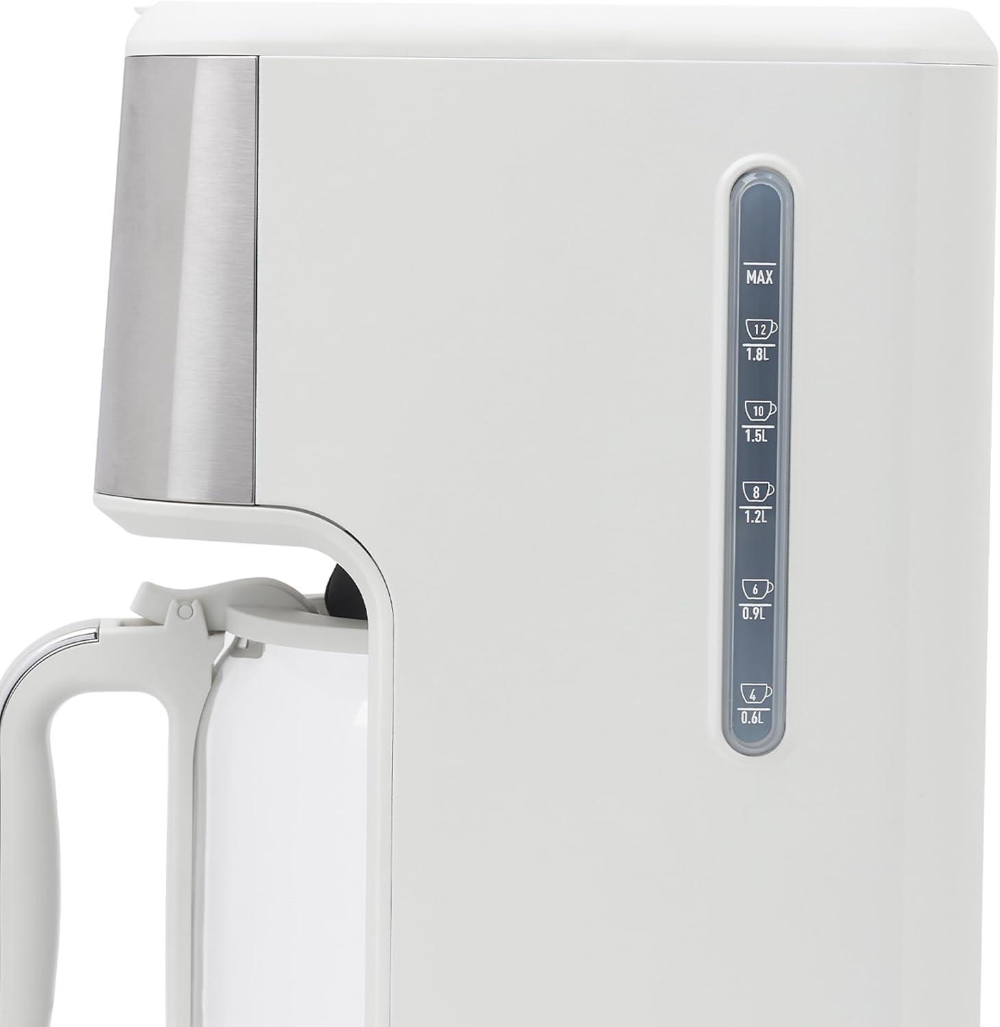 HADEN Generous Brew White 14-Cup Drip Coffee Maker