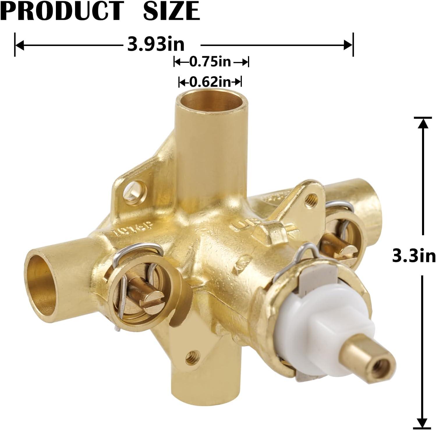 M-Pact Posi-Temp IPS Connection Pressure Balancing Valve