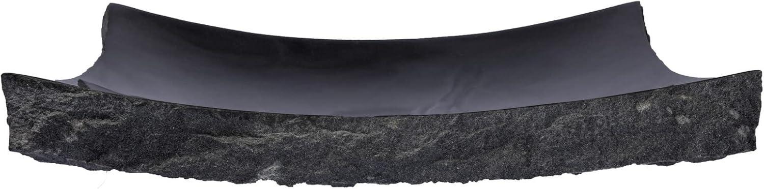 Eden Bath EB_S014BK-P Stone Vessel Sink, Black