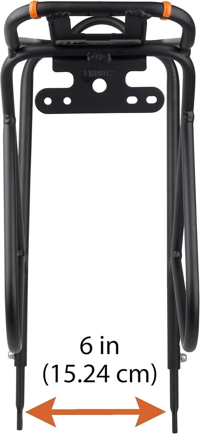 Ibera Touring Carrier - Compatible with MIK and PAKRAK System - Durable, Lightweight Bike Rack for Secure Cargo Transport
