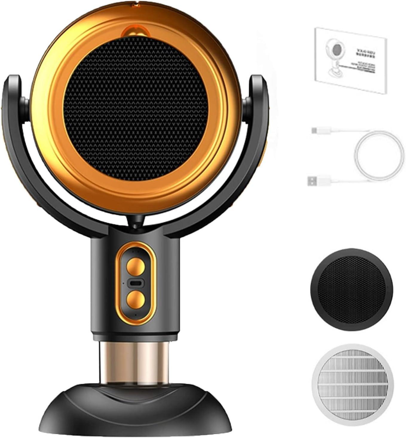 Daiosportswear Smoke Fan for Smoking indoors, the High Fan for Smoking, Wireless Mini Portable Range Anion Desktop Range Hood/Purifier Compact Fan Aromatherapy Diffuser Filter