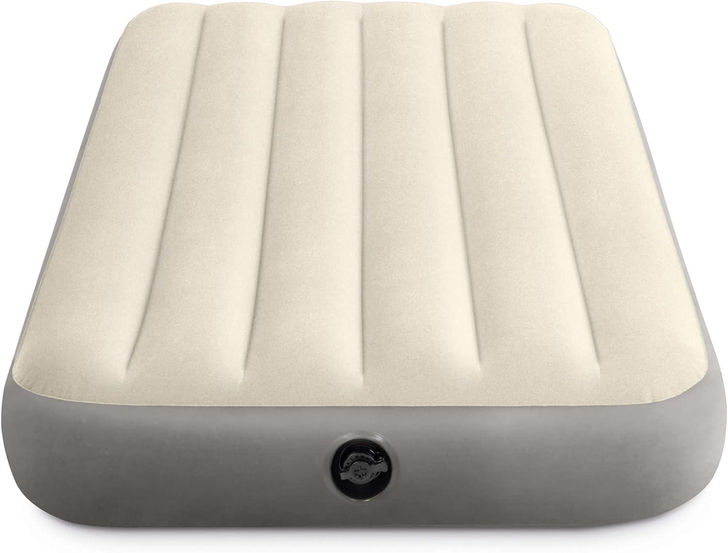 Intex Dura-Beam Standard Series Single Height Inflatable Airbed, Twin