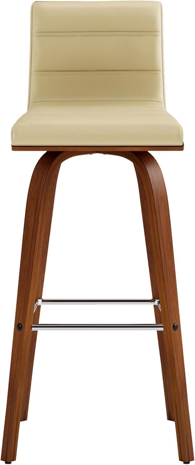 Hiram Solid Wood Swivel Bar & Counter Stool