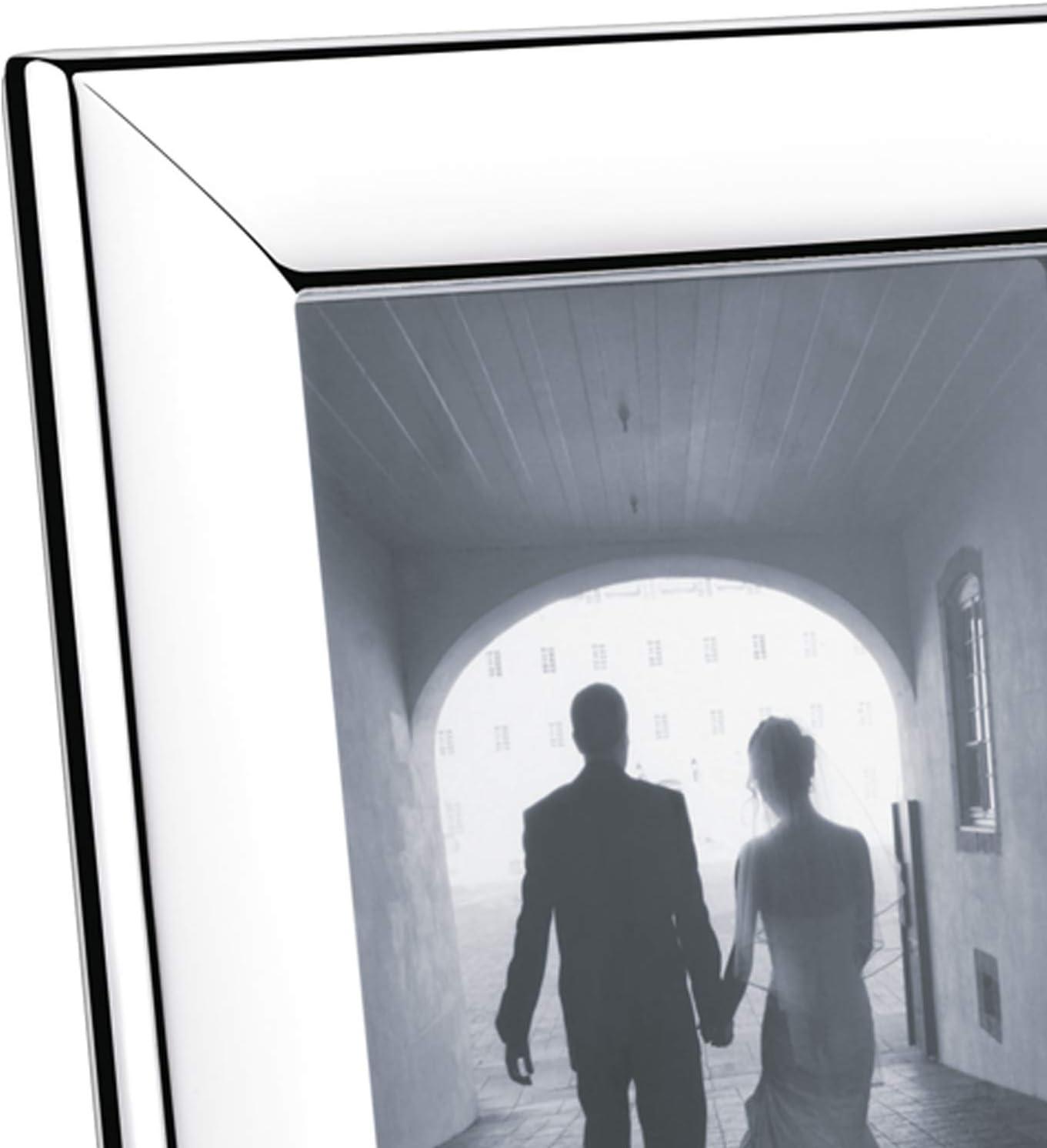 Polished Stainless Steel 4" x 6" Picture Frame