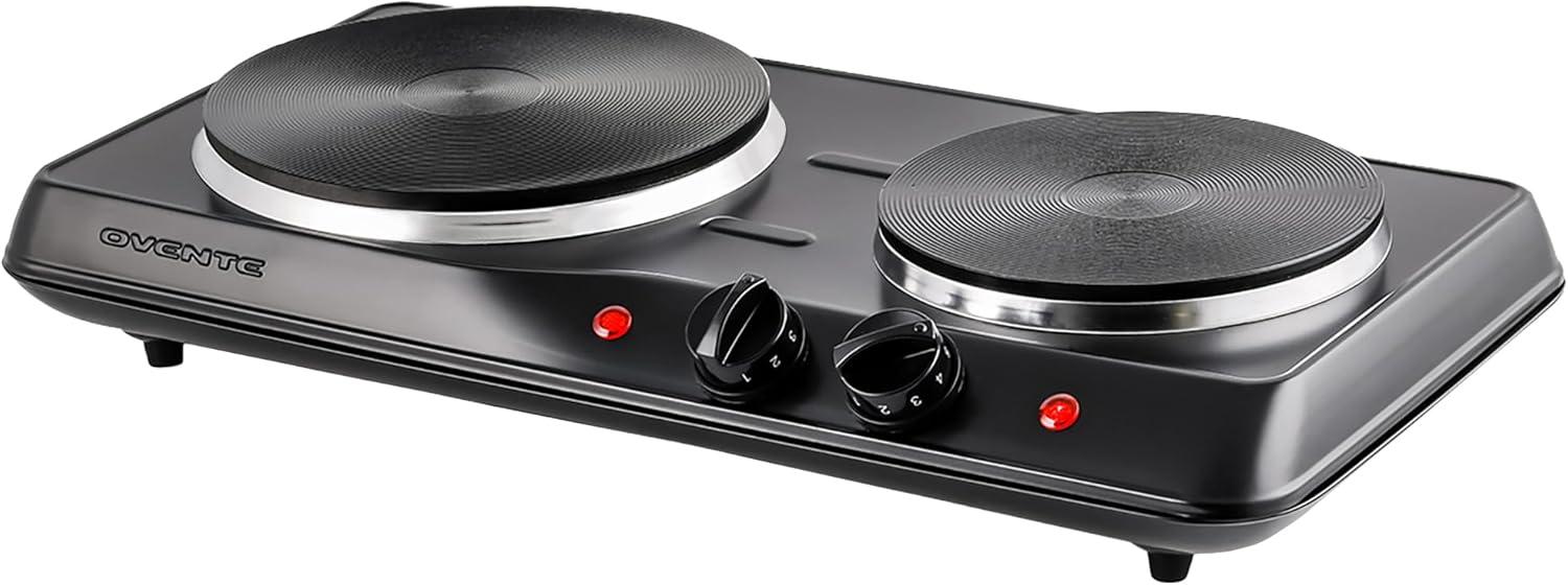 Ovente OVENTE Electric Double Cast Iron Burner