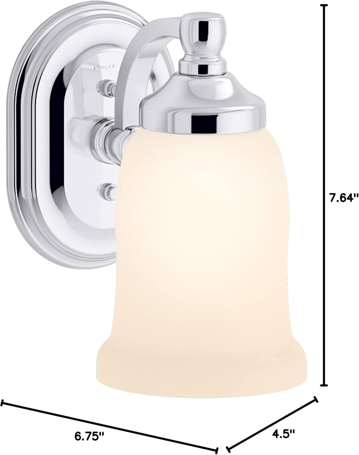 Bancroft 1 Light Indoor Bathroom Wall Sconce, Position Facing Up or Down, UL Listed