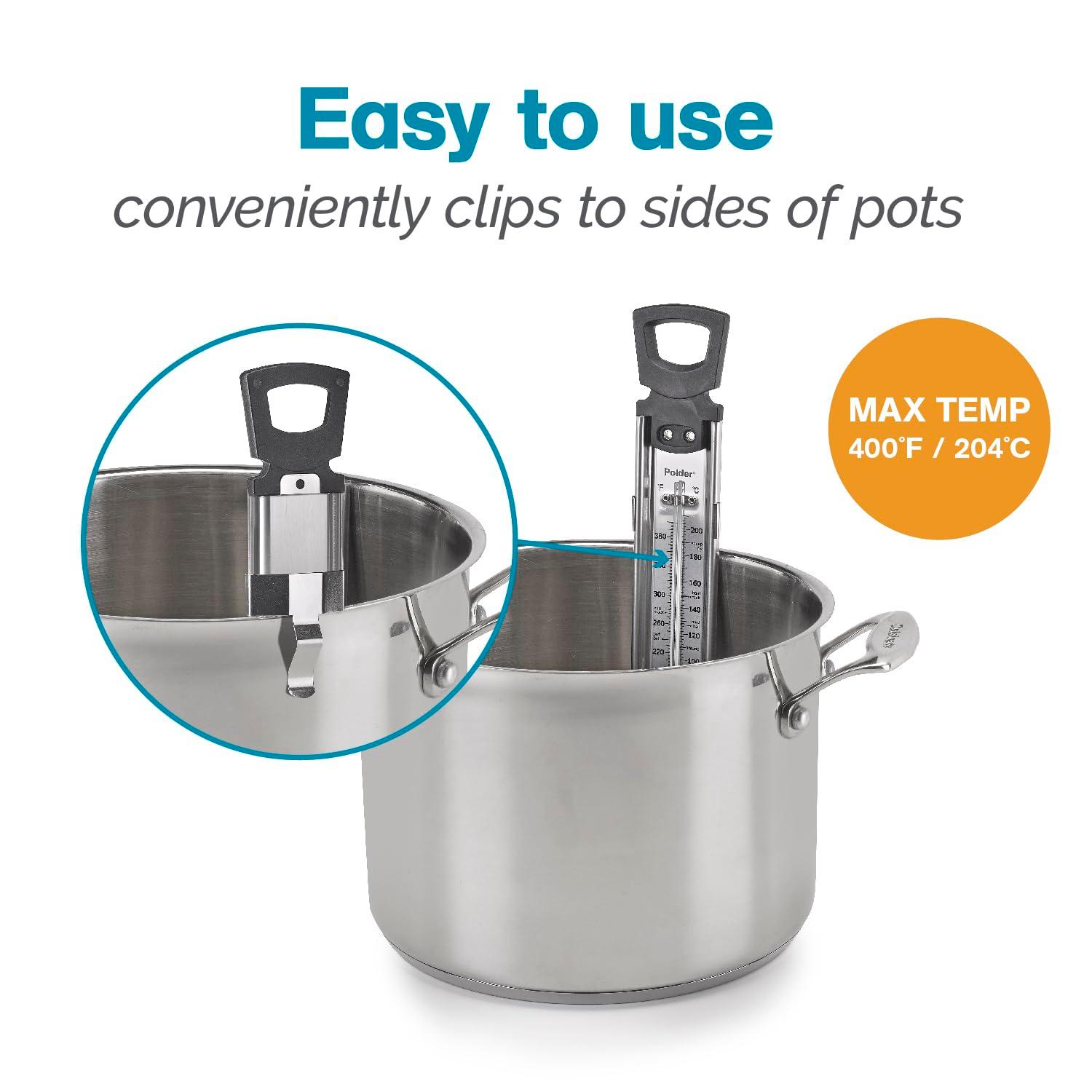 Polder Products LLC Stainless Steel Candy Thermometer